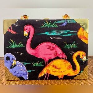 Vintage UNIQUE Cigar Box Purse by Beverly